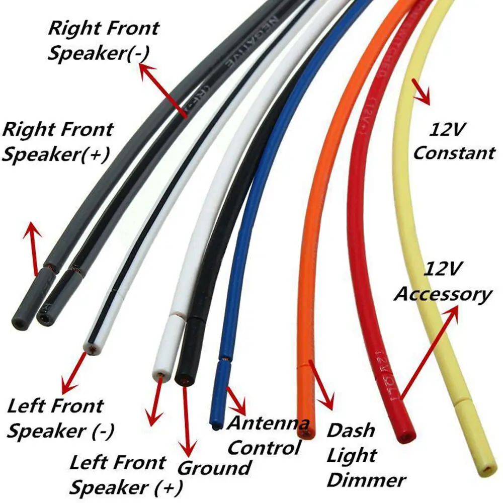Радиоприемник стерео CD плеер проводка заднего хода соединитель жгута проводов