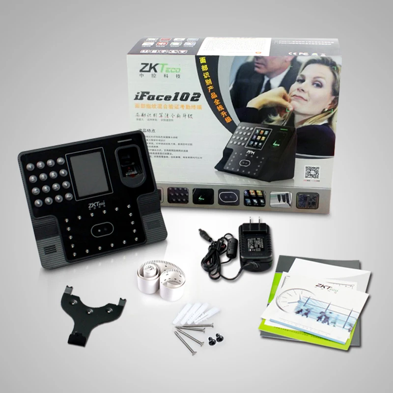Multilanguage ZKteco iface102 Iface 102 Биометрические лица Фингерпринта multifuncitonal время записи
