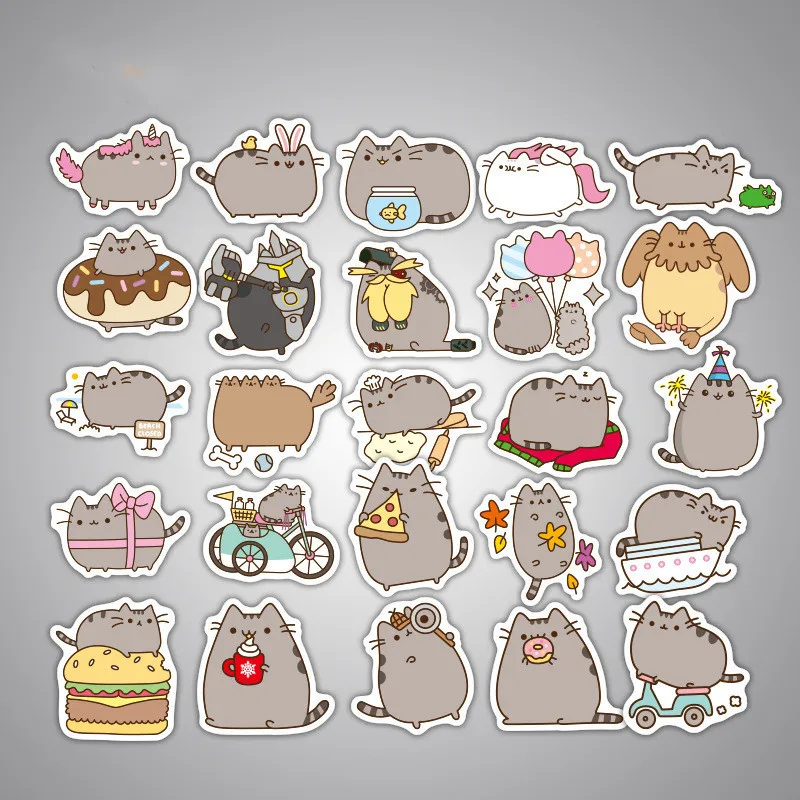 100 шт./компл. Kawaii/Обувь для косплея; аниме в виде толстого кота Тоторо наклейки для Pad чехол для телефона Ноутбук Автомобильное скейтборд шлем велосипеда костюм чехол игрушки