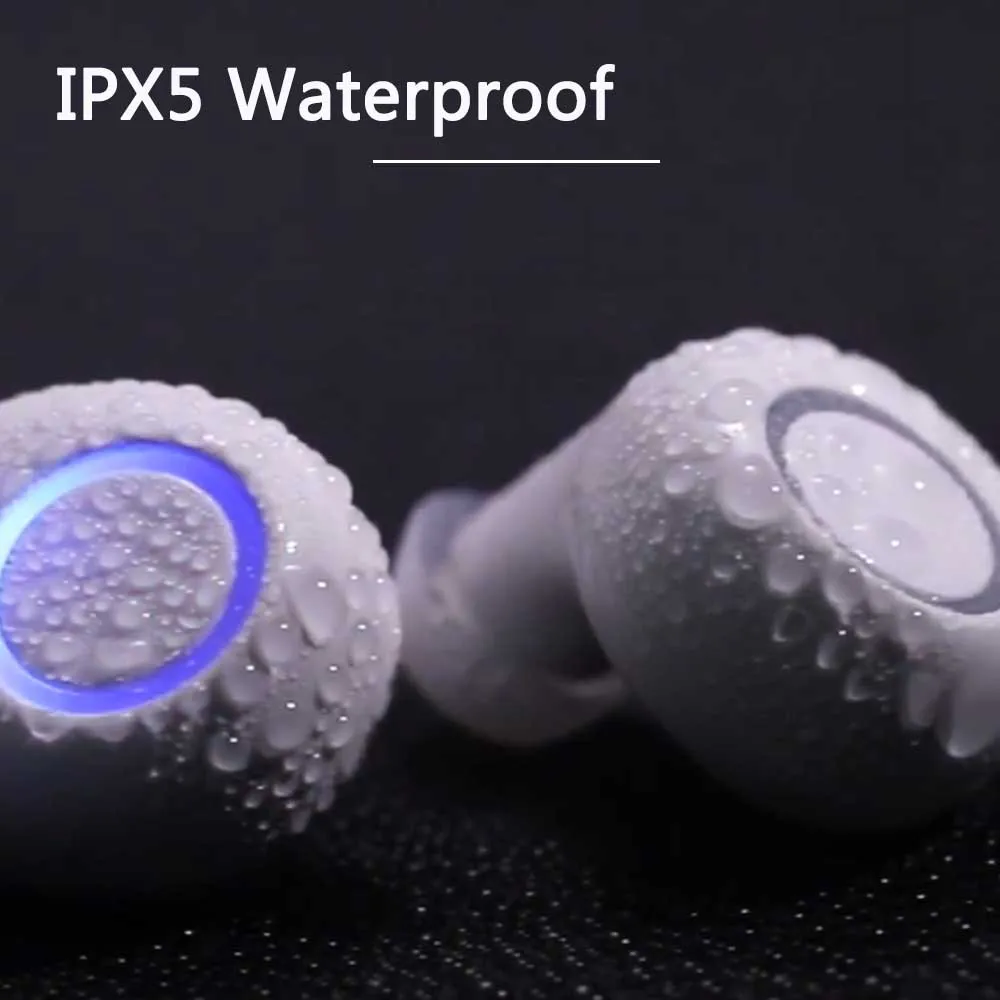 Rovtop TWS Bluetooth 5 0 беспроводные наушники IPX5 водонепроницаемые спортивные вкладыши