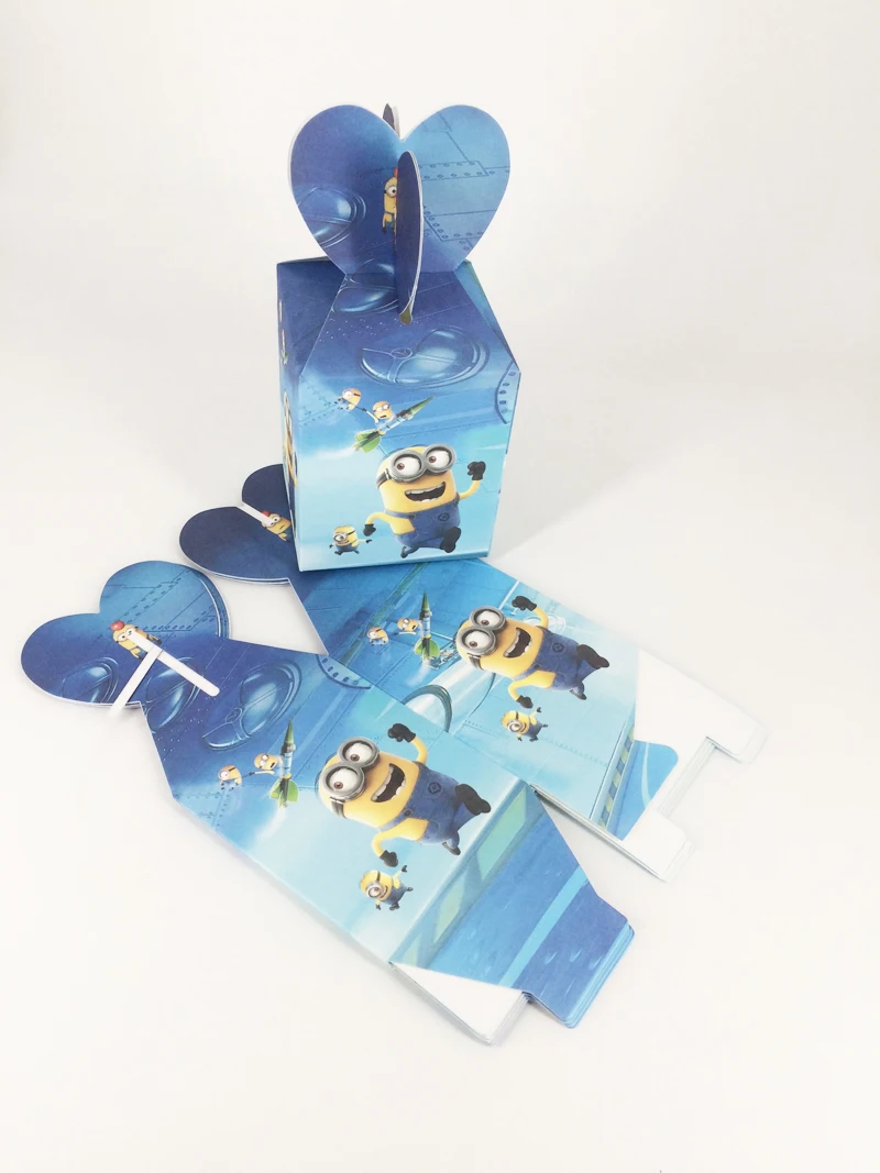 Тематический мешок для конфет с миньонами 6 шт./лот украшения детского дня