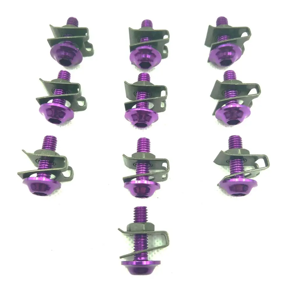 Болты обтекатели рабочие болты 6 мм зажимы для скоростных зажимов пружинные