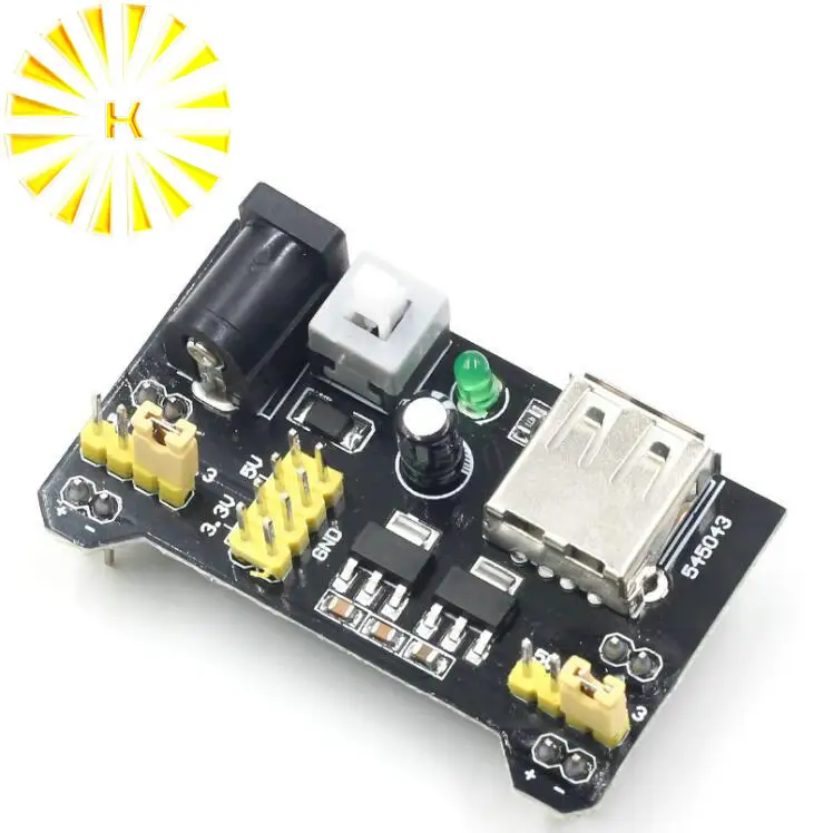 1PCS MB102 MB-102 Breadboard Power Supply Module 3.3V/5V For Solderless Bread Board Connector | Обустройство дома