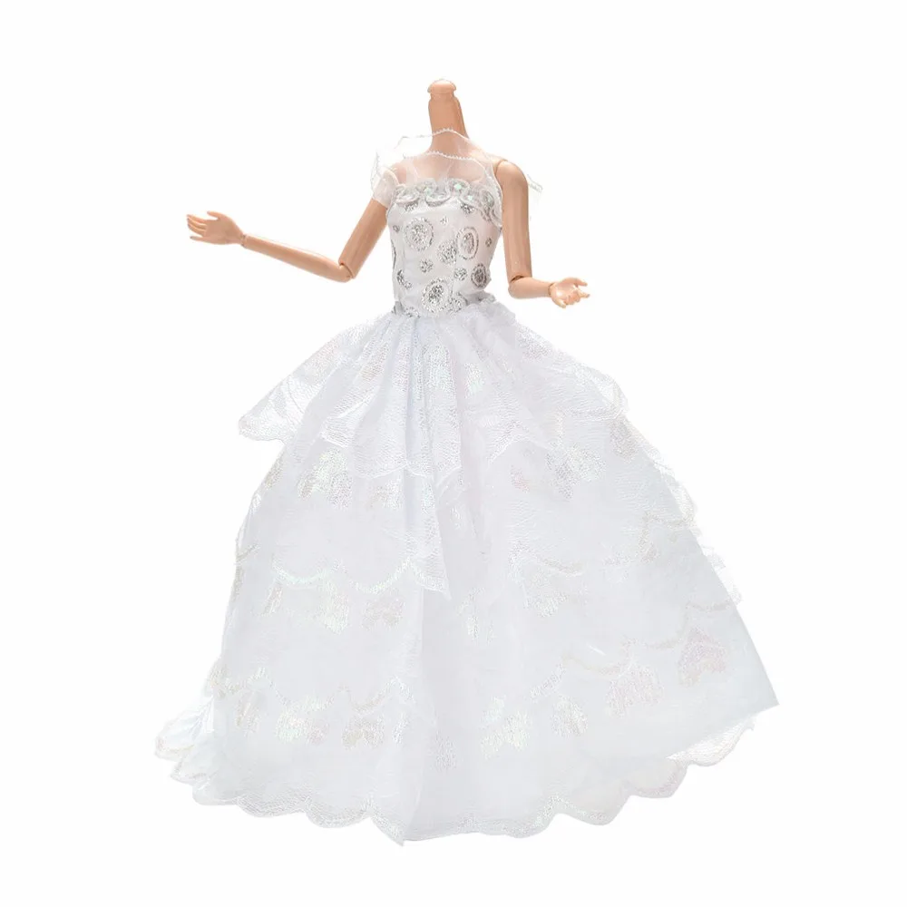 1 шт. белые платья принцессы ручной работы 4 слоя Очаровательные летние вечерние в