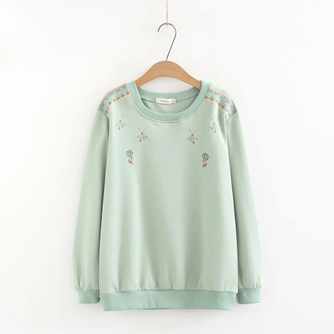 Толстовка Женская повседневная с длинным рукавом свободная большого размера