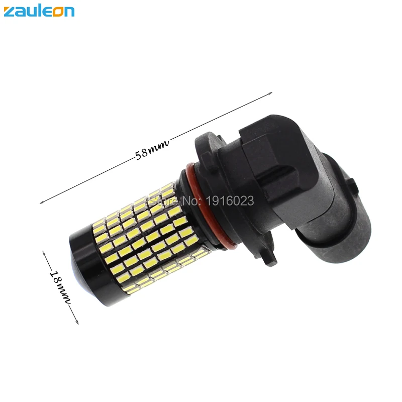 Zauleon 2 шт. 9006 HB4 светодиодная противотуманная фара 132SMD 3014 837 люменов белый 6000K