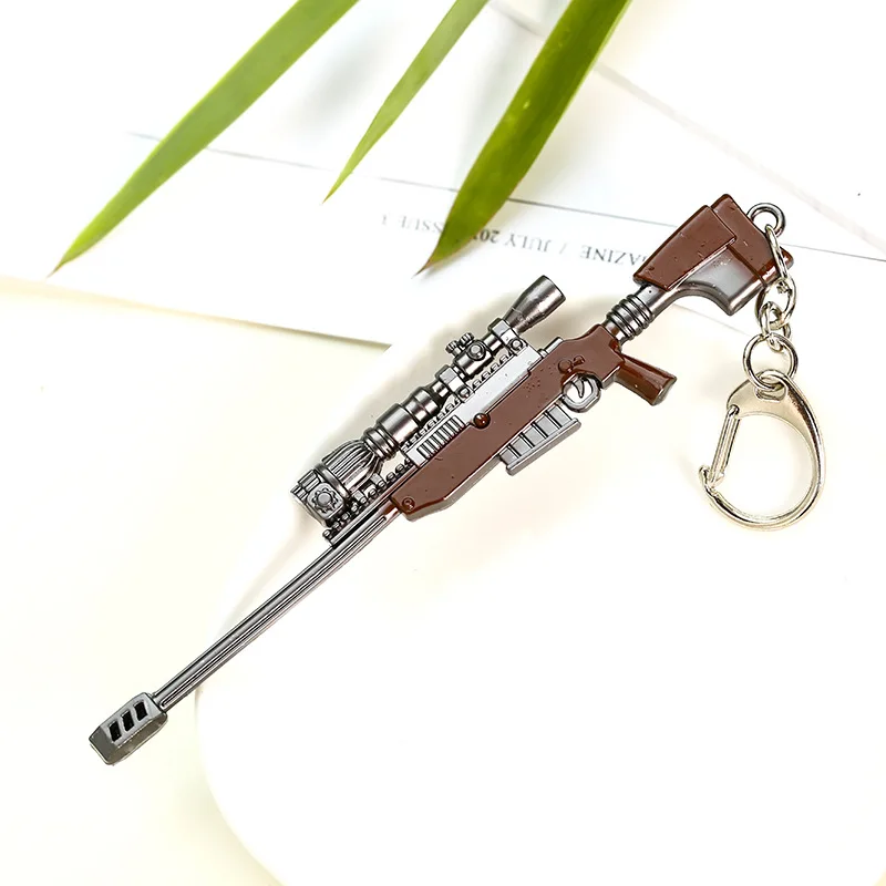 10 шт./лот PUBG Косплей Костюм брелок Подвижный шлем рюкзак Pan сплав модель брелок llaveros 98 к AWM Мини Подвеска llaveros - Цвет: TAC-50