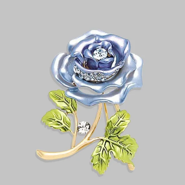 Брошь со стразами розового и красного цвета 4 броши с розами для женщин мужчин