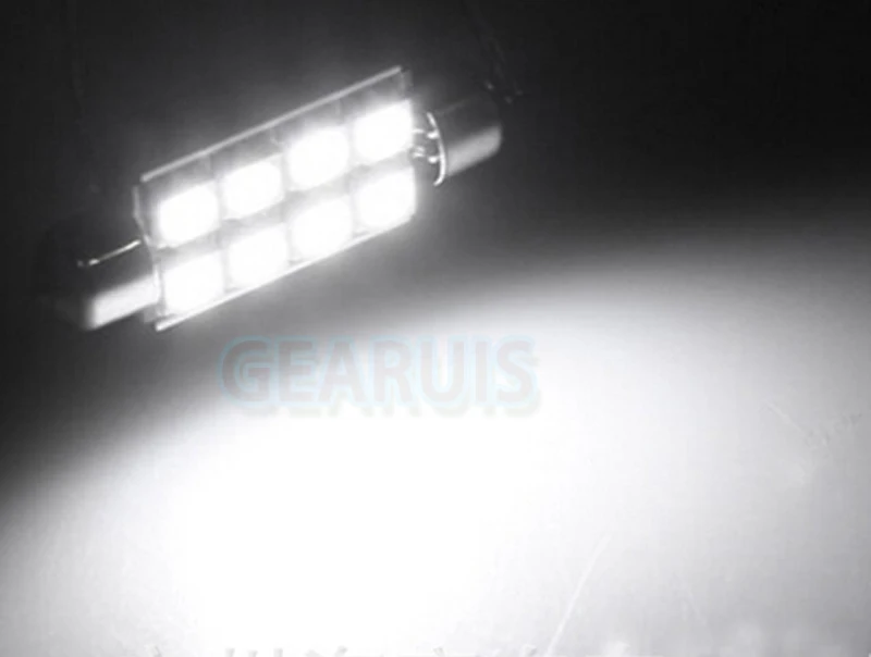10 шт./лот оптовая продажа 41 мм 5050 8 SMD 8SMD LED Canbus без ошибок Светодиодные