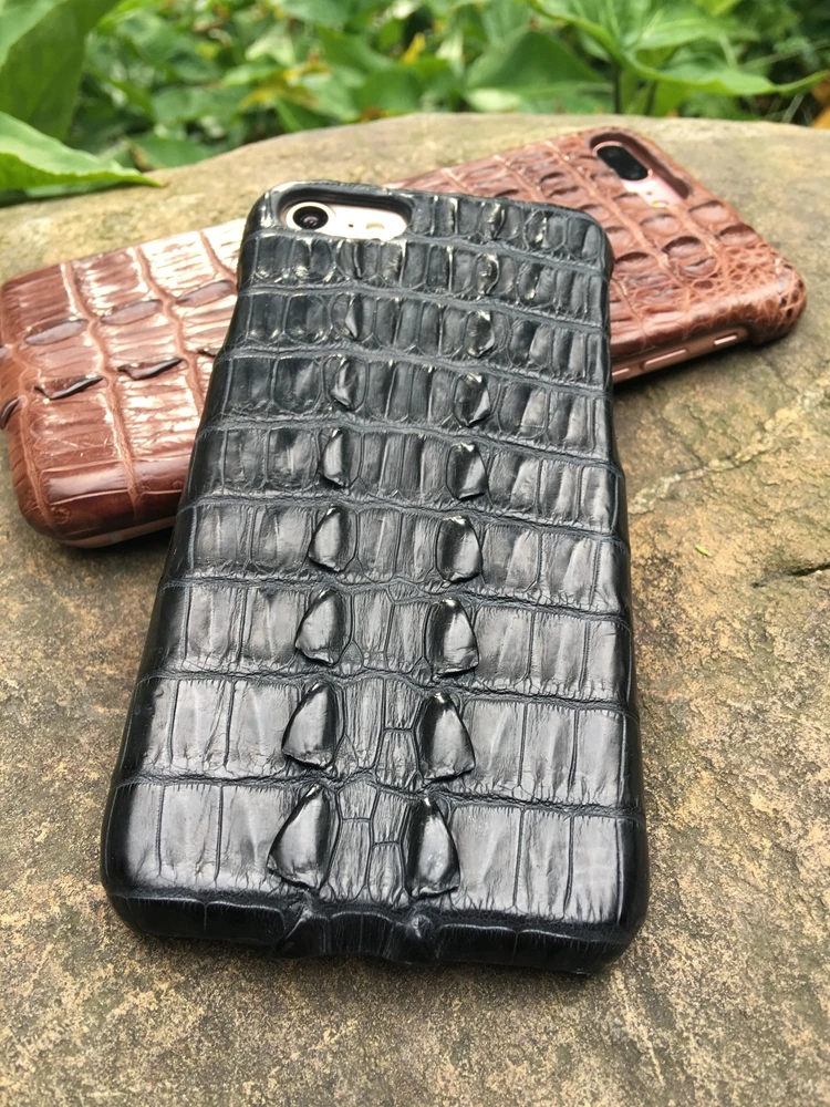 8 видов цветов чехол из натуральной крокодиловой кожи для iPhone 4 7 '' iPhone8 Plus 5