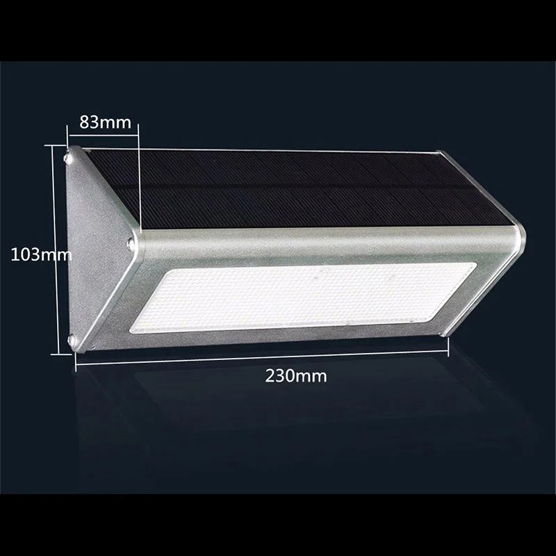 TAMPROAD радар Датчик движения 48LED 1000lm Алюминиевый Солнечный ночник садовый домашний