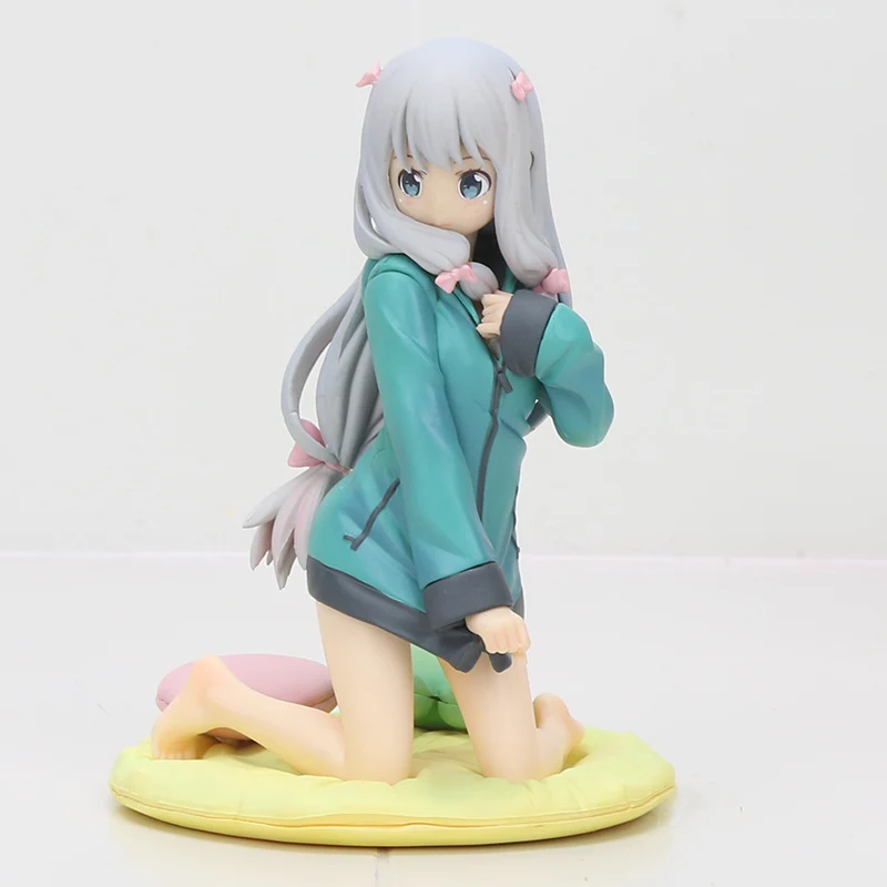 green sit nocolorbox Eromanga Sensei Sagiri Izumi, фигурка, 1/8 масштаб, окрашенная Милая ПВХ фигурка, коллекционная игрушка, 14 см-20 см - Цвет: green sit nocolorbox