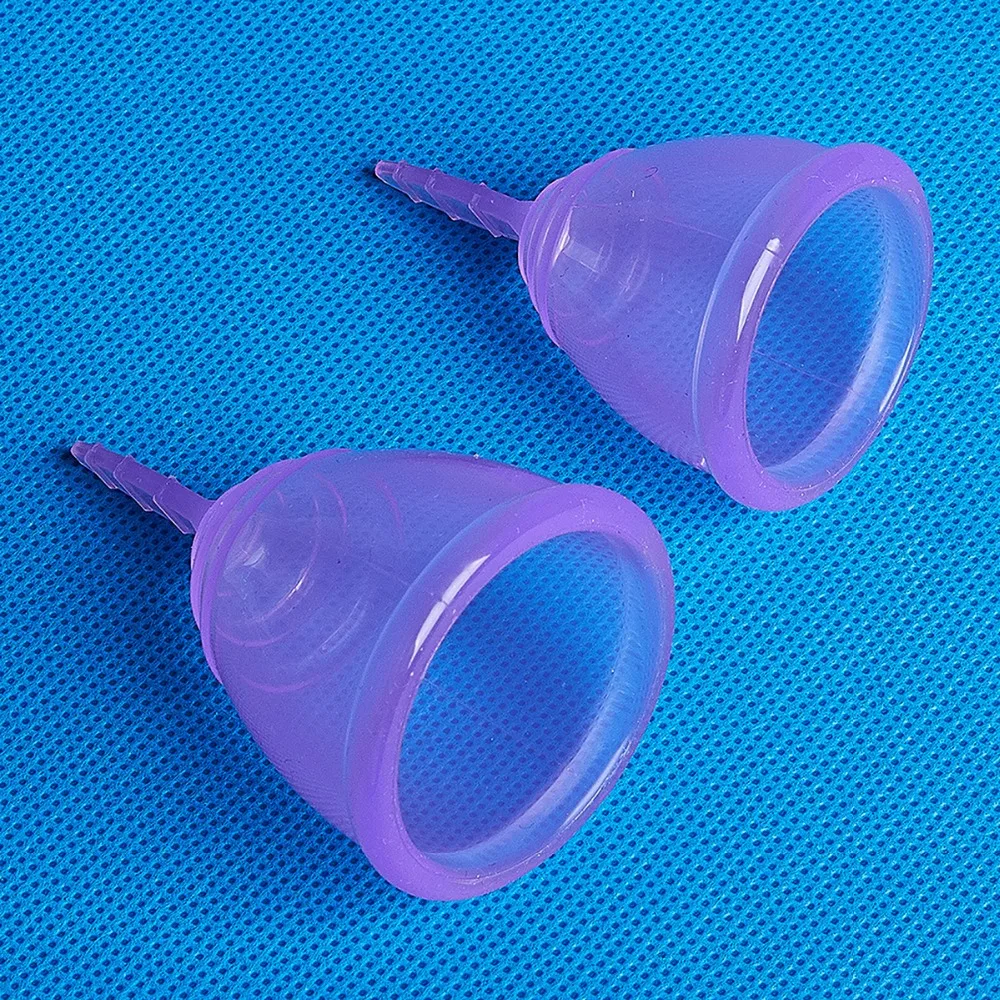 (S + L) 2 шт Мягкий Selene Менструальный стаканчик многоразовый 100% й медицинский