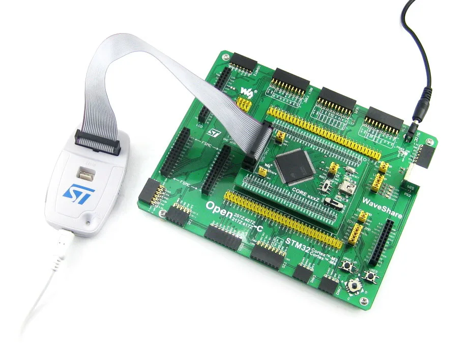 

Open407Z-C Package B=STM32 Board STM32F407ZxT6 ARM Cortex-M4 STM32 Development Board+3.2' TFT 320x240 Touch LCD+16 Modules Kit