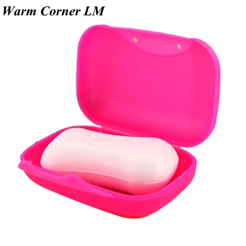 1 шт. Коробка для мыла 2 размера 6 цветов чехол тарелки ванной домашний душ