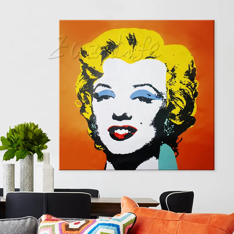 Картина маслом из мультфильма Поп Арт на холсте ручная роспись Настенная картина