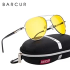 BARCUR солнечные очки ночного видения мужские ночные поляризованные очки для вождения антибликовые очки