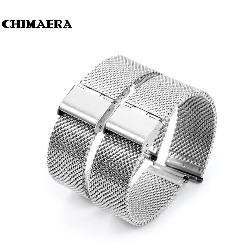Ремешок для часов CHIMAERA из нержавеющей стали сетчатый