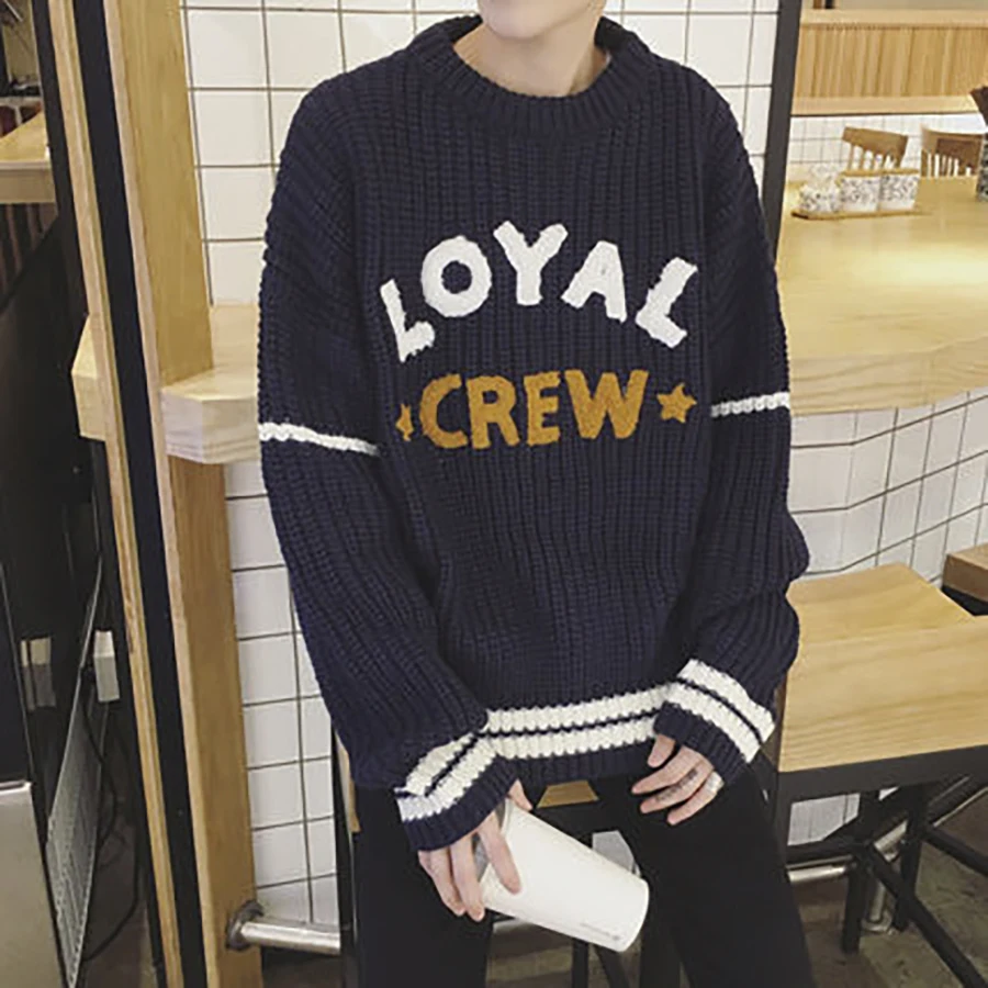 Кашемировый свитер в Корейском стиле мужской зимний с высоким воротом