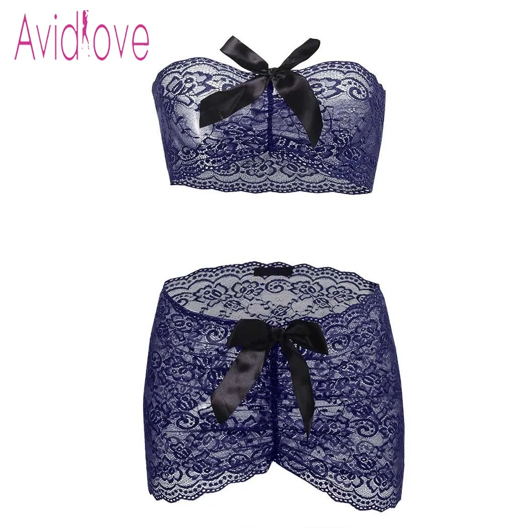 Avidlove сексуальное нижнее белье комплект женского нижнего белья Топ без бретелек с