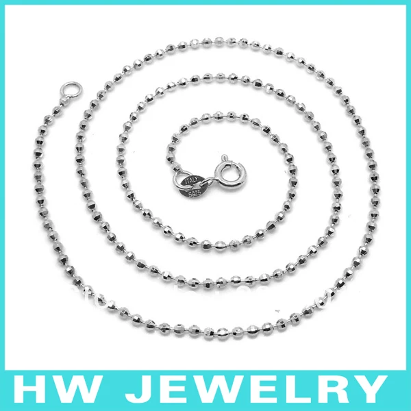 925 цепь из серебряных шариков|silver ball chain|ball chain925 silver chain |