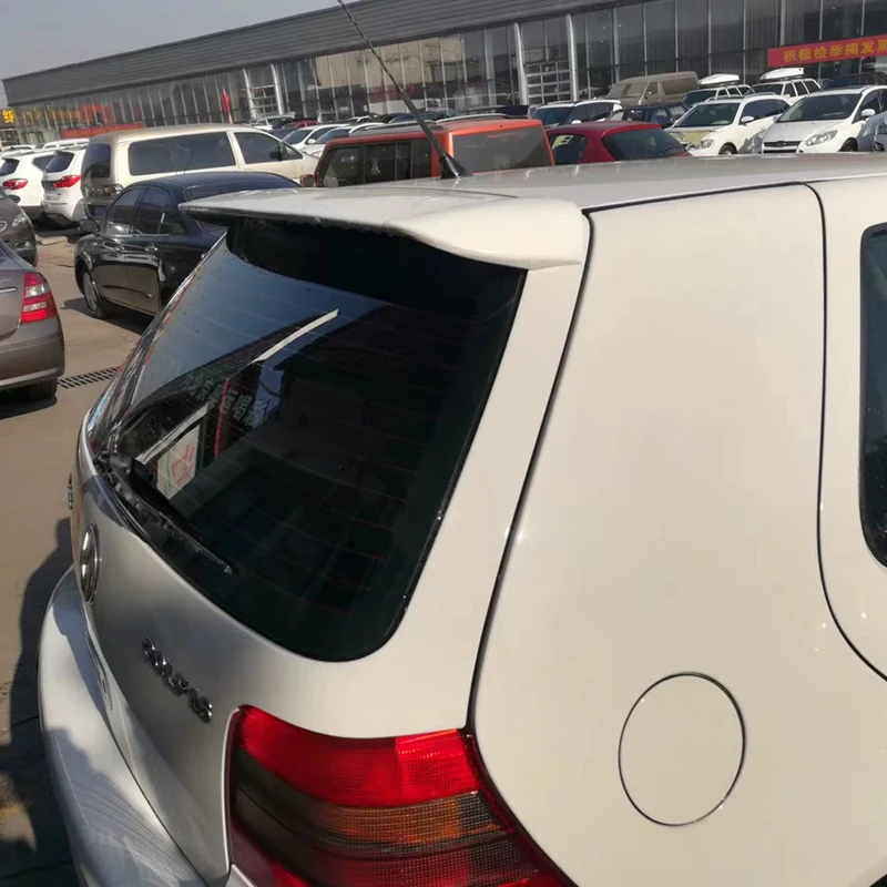 Для Volkswagen GOLF 4 спойлер 1998-2004 высокое качество абс материал заднее крыло праймер цвет задний спойлер модифицированный спойлер