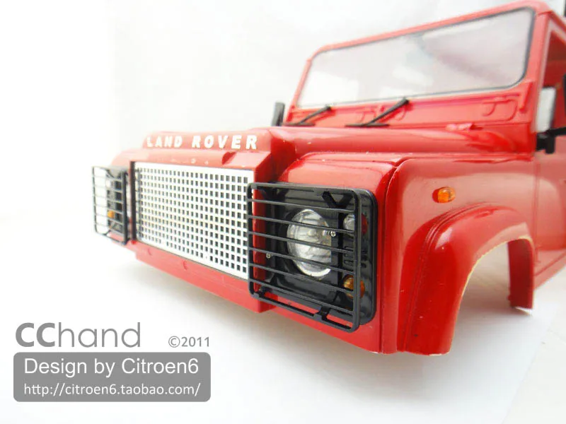 CChand Tamiya RC4WD G2 &amp amp land rover Land Rover D90 металлическая решетка фары RC Автомобильная