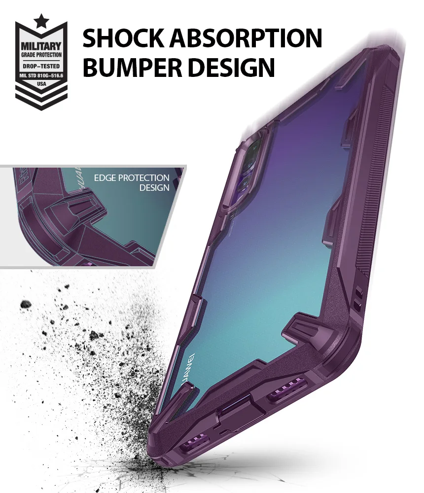 100% Original Ringke Fusion X Case for Huawei P20 Pro |