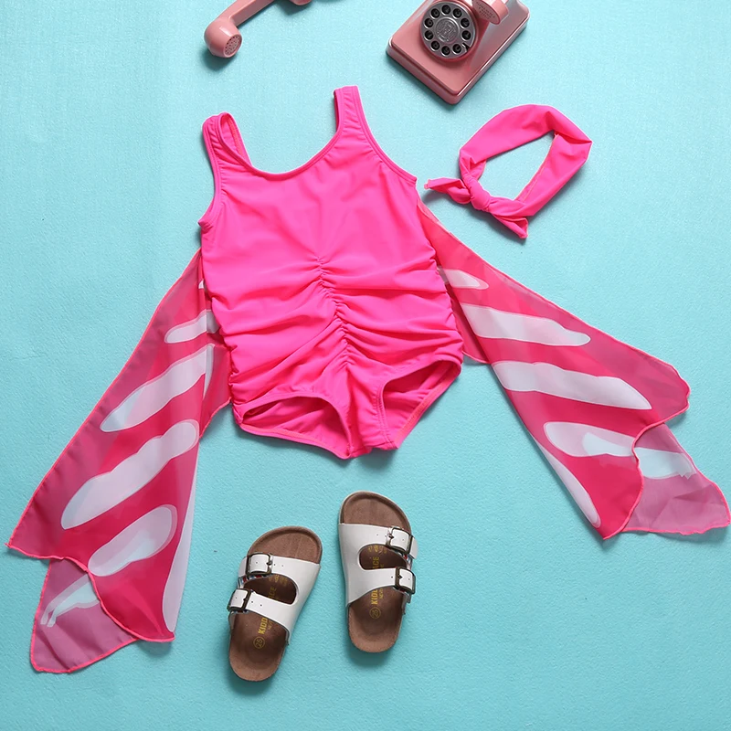 От 1 до 8 лет детский купальник для девочек милый купальный костюм с маленьким