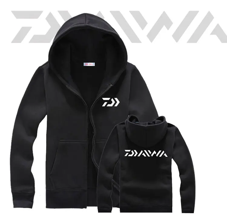 Daiwa Рыболовная одежда 2019 осень зима Морская рыбалка теплая флисовая толстовка