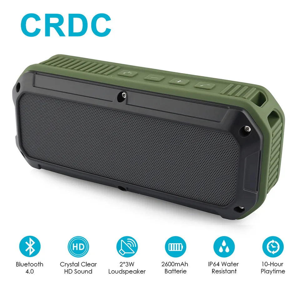 CRDC динамик Bluetooth 4 0 Портативный Беспроводной мини звука Колонка три проверки