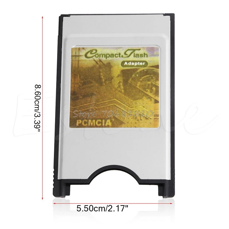 

Compact Flash CF to Adapter Cards Reader PC Card PCMCIA for Laptop Notebook