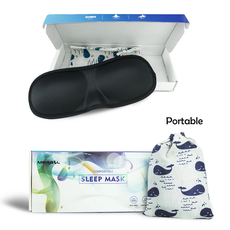 3D ультра мягкая маска для сна Милые Маски глаз путешествий отдыха ночной дышащий