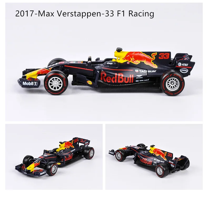 Bburago 1:43 Ferrari Red BullRB14 33 имитация сплава супер игрушка модель автомобиля для с рулевым колесом управление переднего колеса рулевого управления
