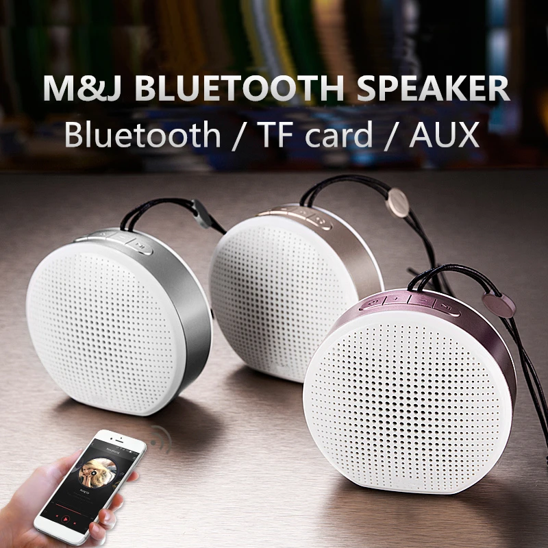 M & J Y100 стерео Портативный беспроводной Bluetooth динамик мини сабвуфер с микрофоном