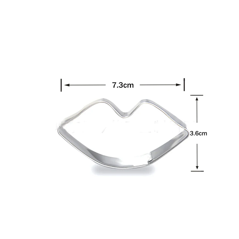 Новый резак для печенья рама торта губ нержавеющая сталь кухонная посуда выпечки