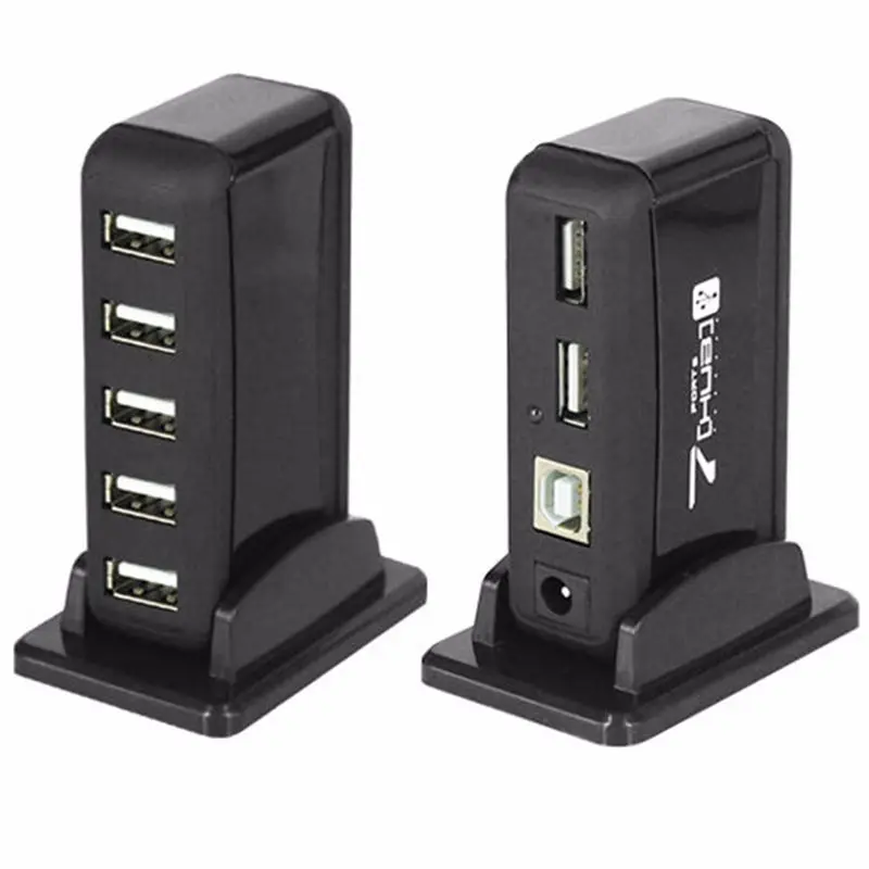 Универсальный высокоскоростной 7 портов USB 2 0 Multi хаб расширения/сплиттер с