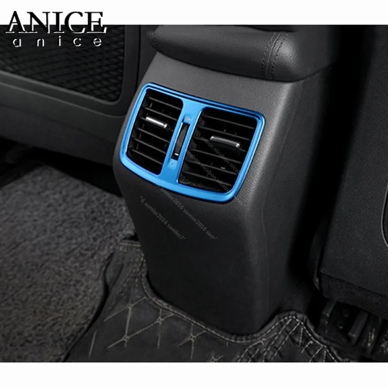 stainless Armrest Rear Ac Vent Frame Cover Trims For Hyundai Tucson 2015-2018 | Автомобили и мотоциклы