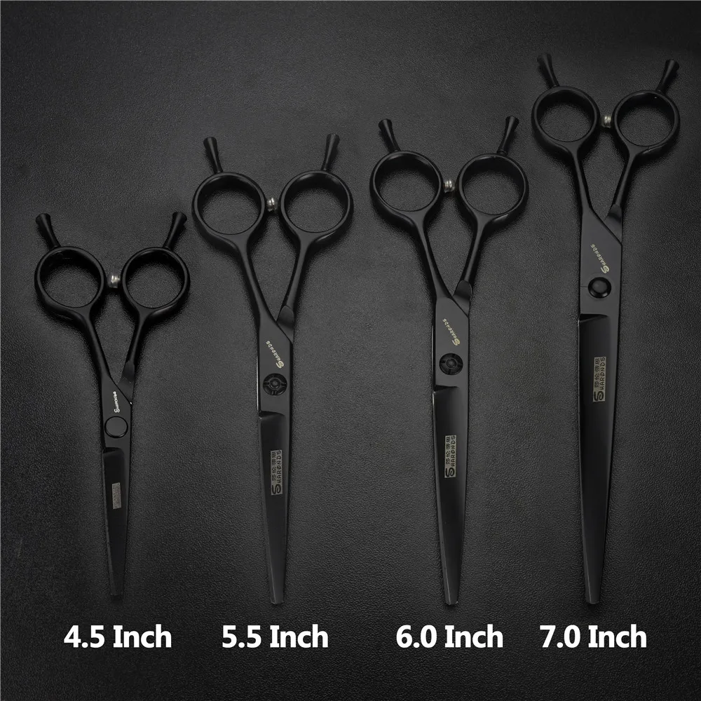 

Professional hairdressing scissors high quality japan 440c 4.5 inch 5.5 inch 6 inch 7 inch cutting beard scissors thinning shear