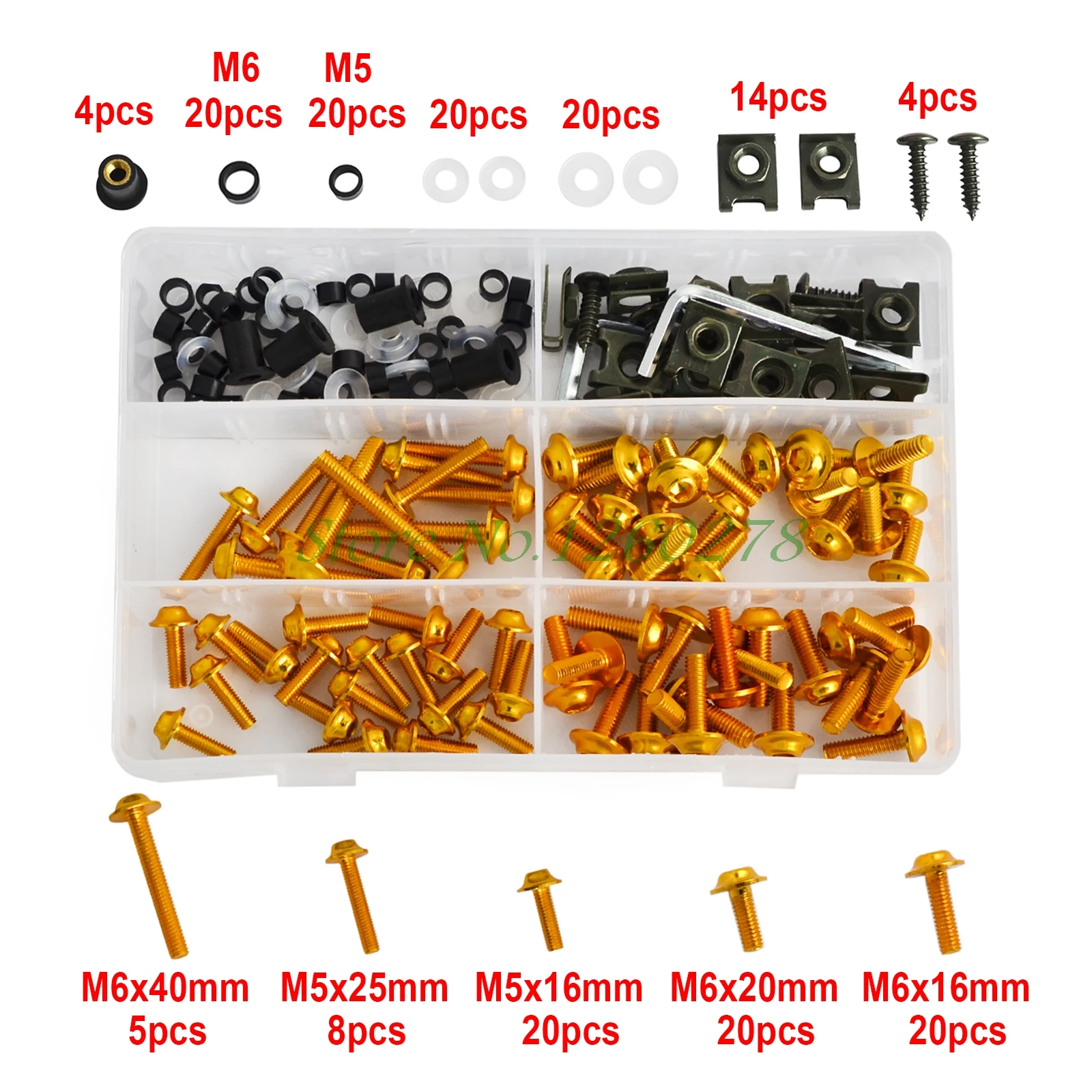 Комплект болтов для обтекателя мотоцикла крепежные зажимы винты Honda CB300 CB500 CB750 CB600