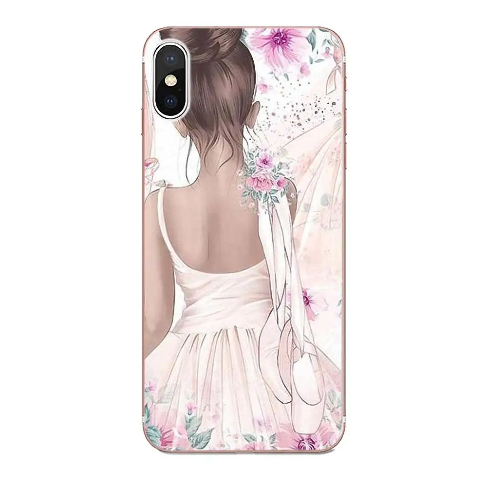 Чехол из ТПУ для Samsung Galaxy Note 5 8 9 S3 S4 S5 S6 S7 S8 S9 S10 mini Edge Plus Lite Love Ballet Dance Forever