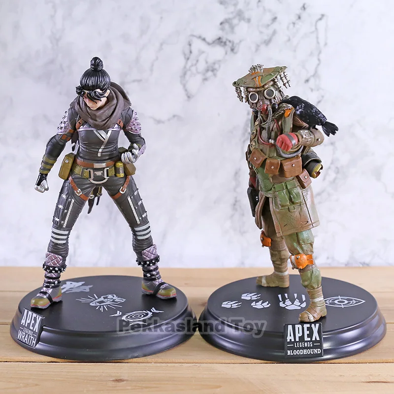 Apex legends Wraith/Bloody dhound ПВХ фигурка Коллекционная модель игрушки Brinquedos