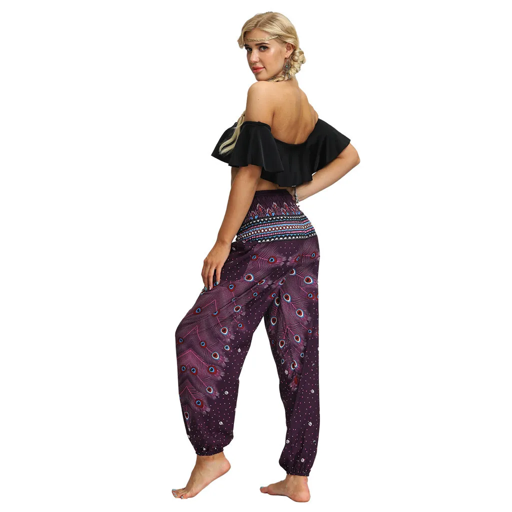 Повседневные свободные женские штаны-шаровары; pantalones mujer pantalones de mujer; уличная одежда; коллекция года; хиппи; мешковатые Boho Aladdin брюки; Z4