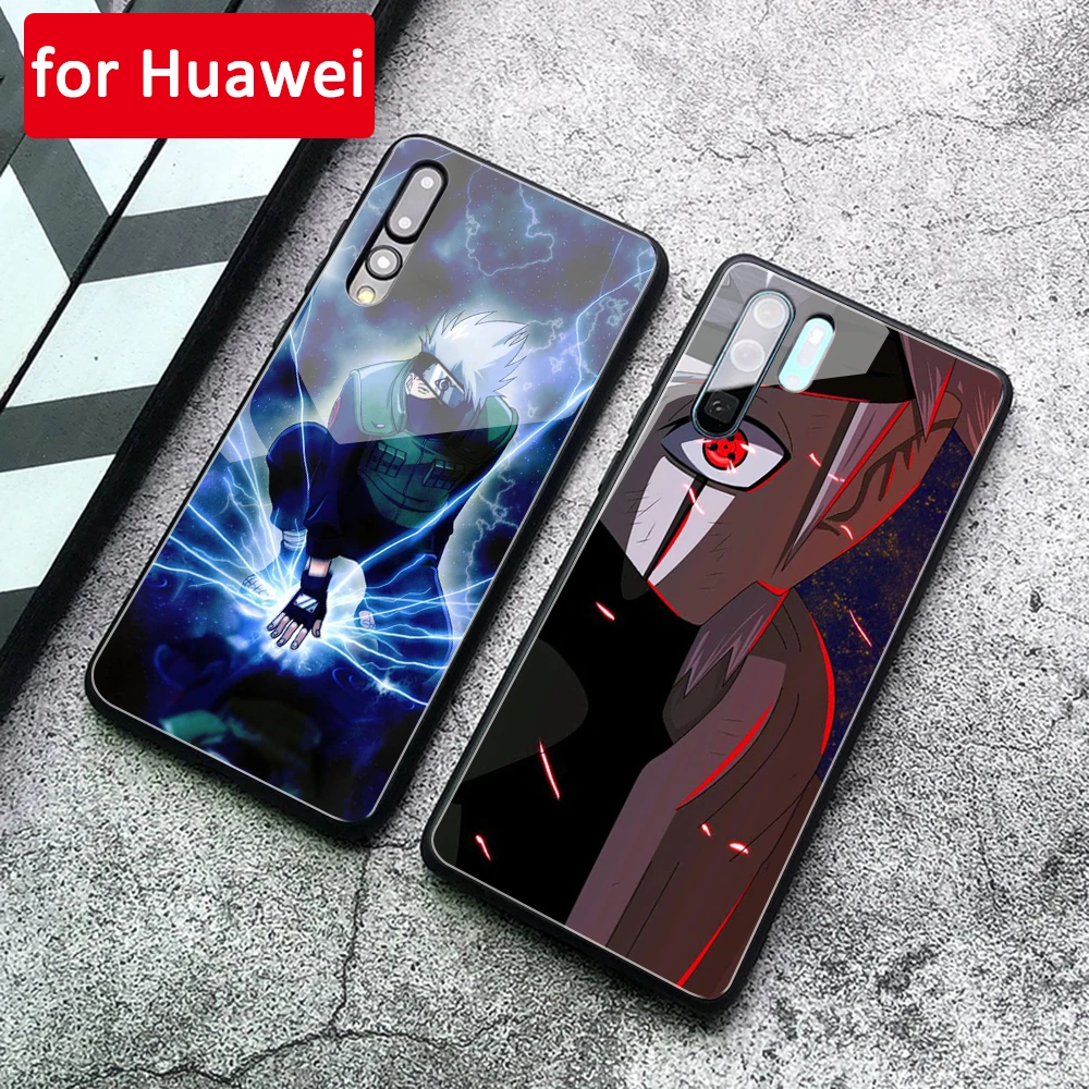 FinderCase для Huawei P10 чехол Наруто Какаси из закаленного стекла Mate 9 10 Pro P20 Honor V9 V10 Play Nova