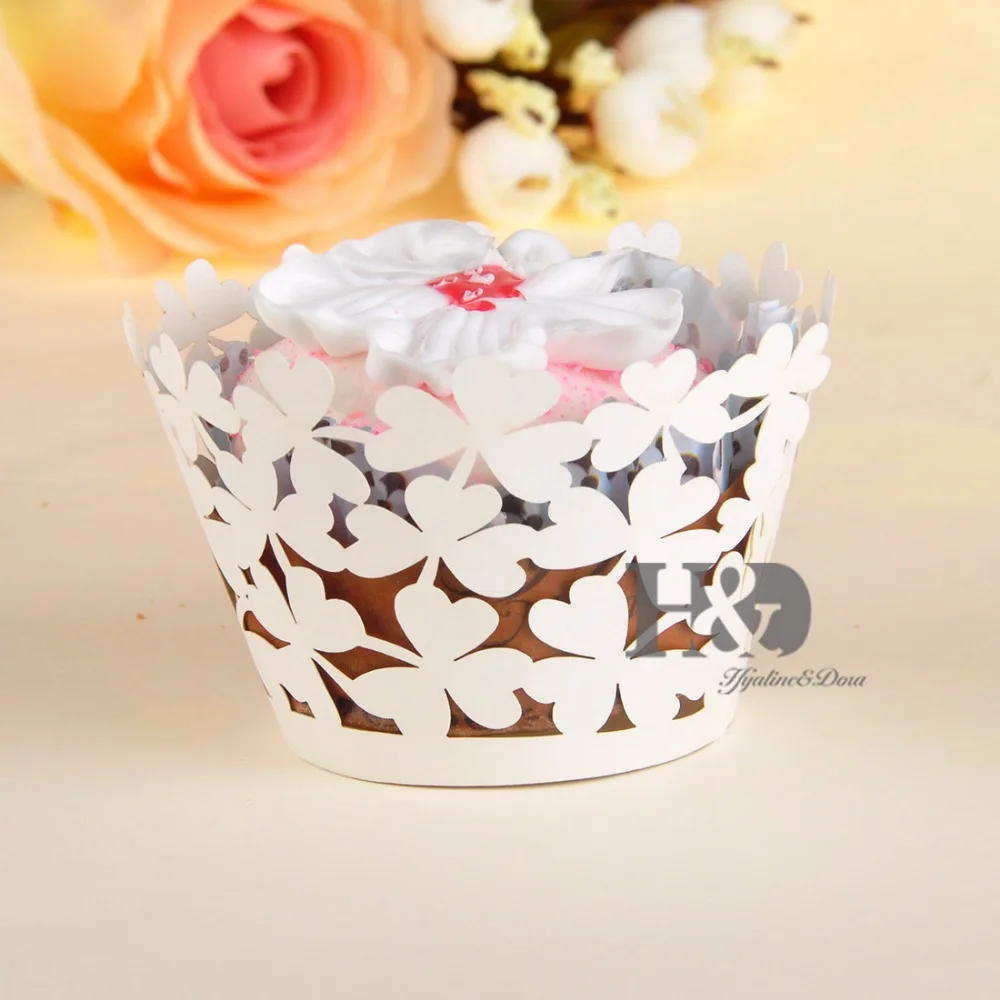 Большая распродажа! 20 видов кружевная лазерная резка обертка для кексов форма