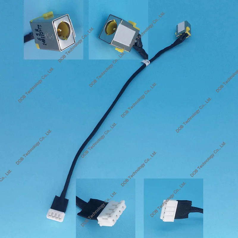 Оригинальный DC разъем питания w/кабельный жгут шлюз NE722 NV76R NE71B06U EG70BZ NE71B зарядка|power