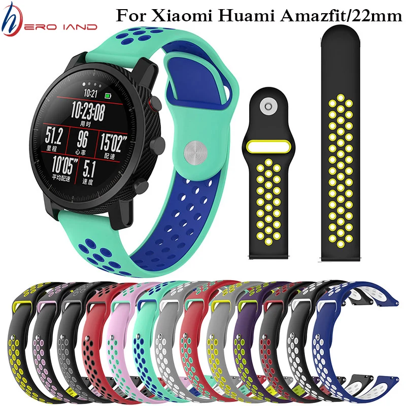 Спортивные Наручные Ремни для Xiaomi Huami Amazfit Bip Смарт часы силиконовый сменный