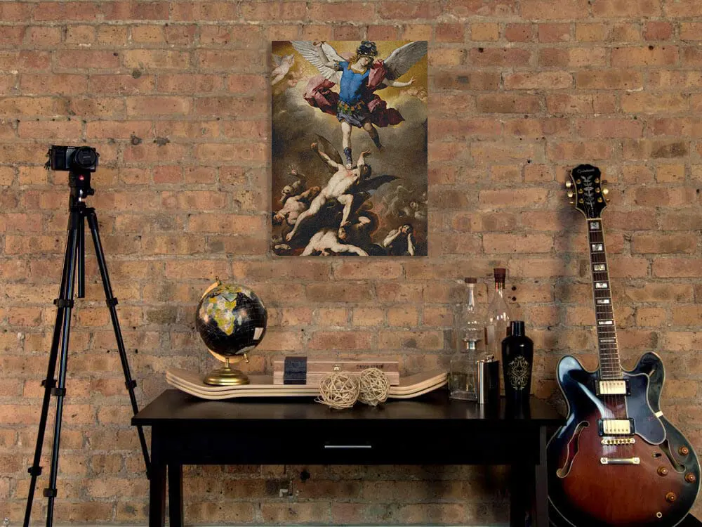 Картина маслом на холсте Осень бунтальных ангелов Современный Настенный декор в