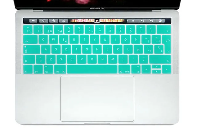 Защитная крышка клавиатуры с испанской и Европейской раскладкой для MacBook Pro 13 A1706
