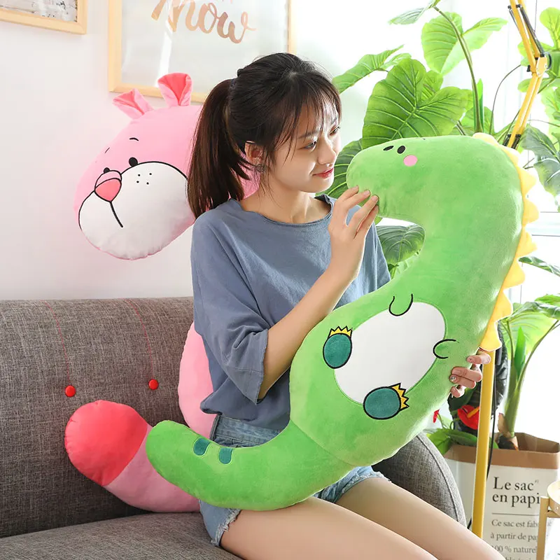 Online Bonita Almohada Para Dormir De YESFEIER De 130cm Para La Habitación De Los Niños, Juguete Decorativo Para Niños, Regalo De Navidad, Halloween Y Cumpleaños